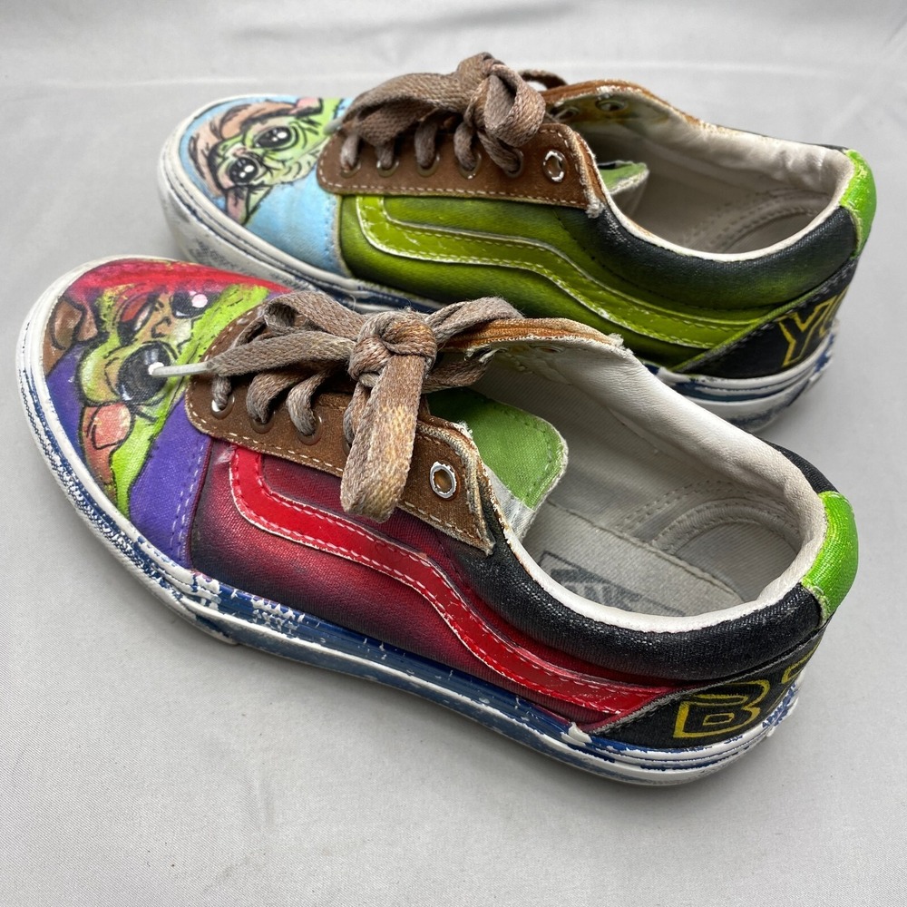 Vans Off The Wall Kids US Missy 1 EUR‎ 31.5 Baby Yoda Star Wars Low